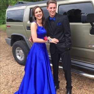 Sherri hill 50134 Royal Blue Prom Dress Size 2.